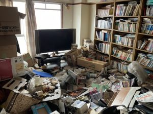 遺品整理、買取作業前1